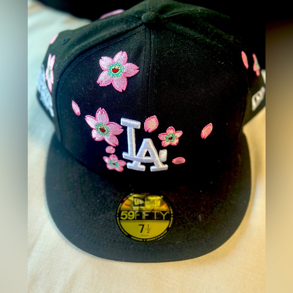 Takashi Murakami LA Dodgers Cherryblossom fitted baseball hat